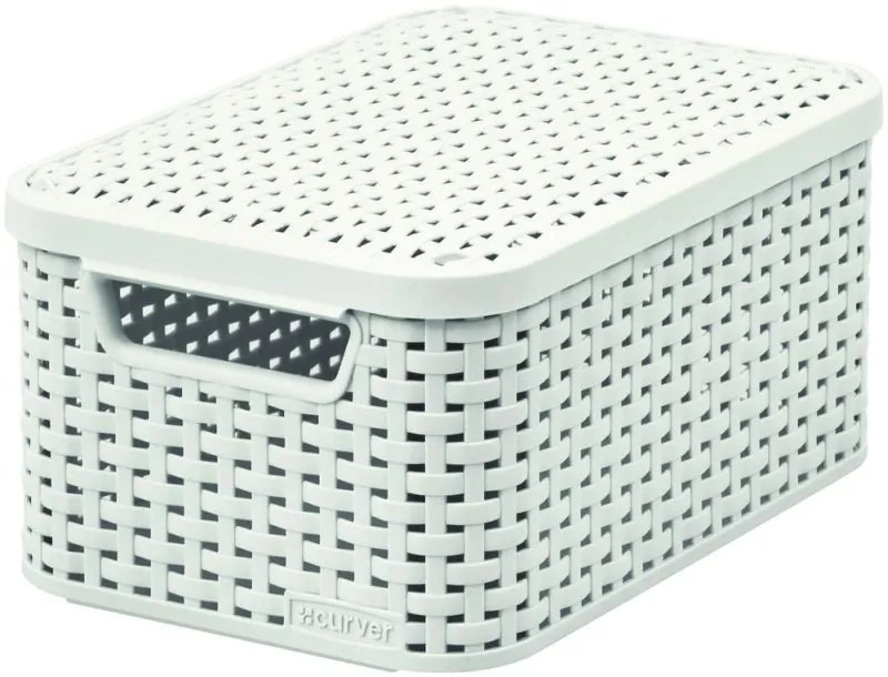 CURVER STYLE S úložný box s vekom 29,1 x 19,8 x 14,2 cm krémový 03617-885