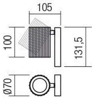 Redo 01-2548 - Nástenné bodové svietidlo DELPHI 1xGU10/7W/230V biela