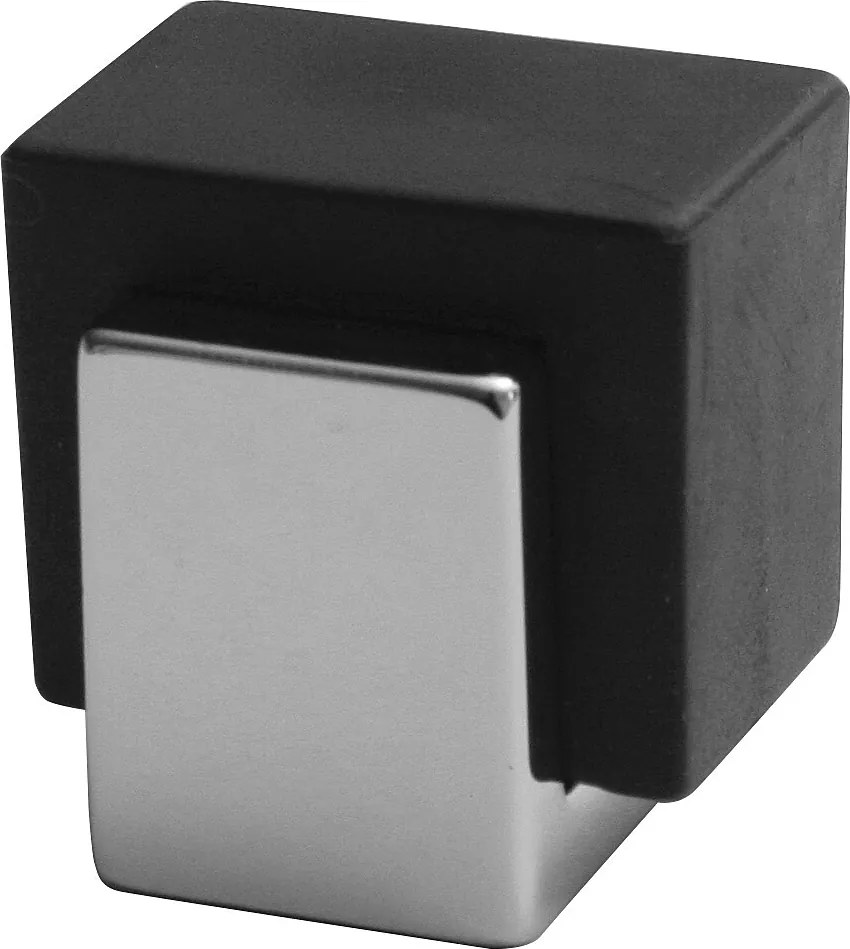 Zarážka dverí MP štvorec (OC - Chróm lesklý), MP OC (chróm lesklý)