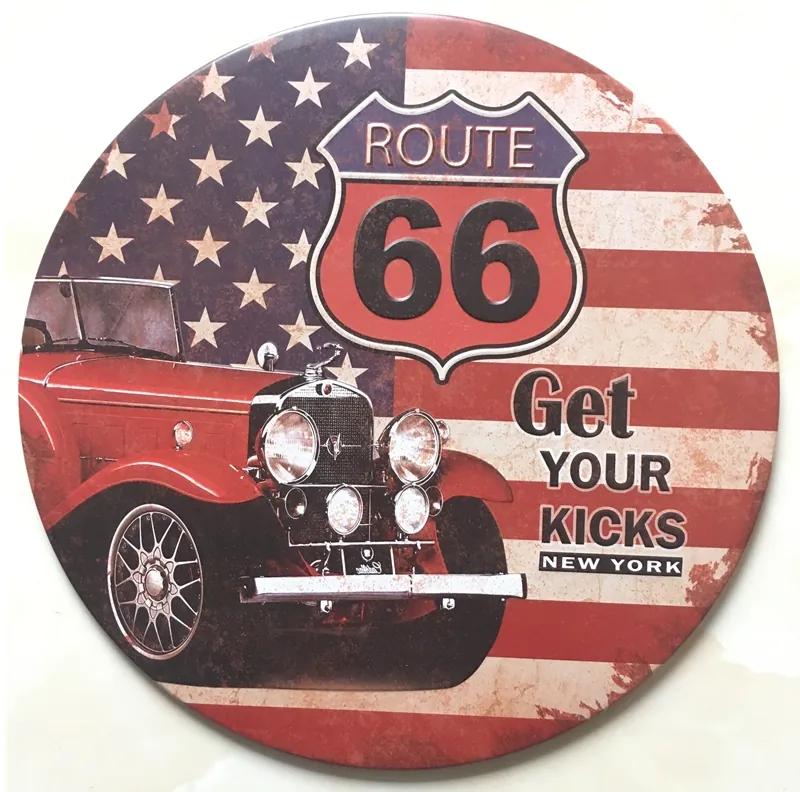 Ceduľa Route 66 - Get Your Kicks