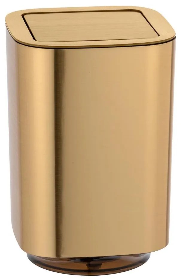 WENKO 24163100 - Odpadkový kôš AURON 17x25,5 cm zlatý