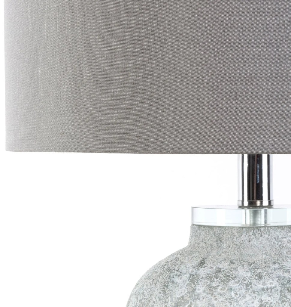 STOLOVÁ LAMPA FIONA (01) (FI) 35X59 CM STRIEBORNÁ