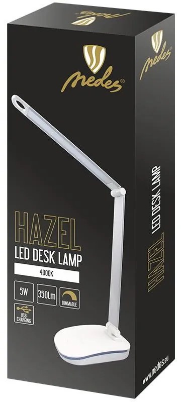 LED lampička HAZEL 5W stmievateľná s USB