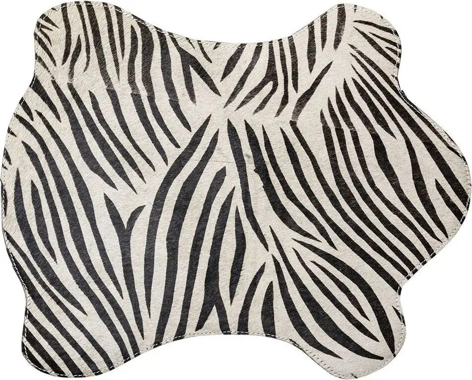 Kožené prestieranie Zebra (bos taurus taurus) - 38.5*48.5*0.5cm