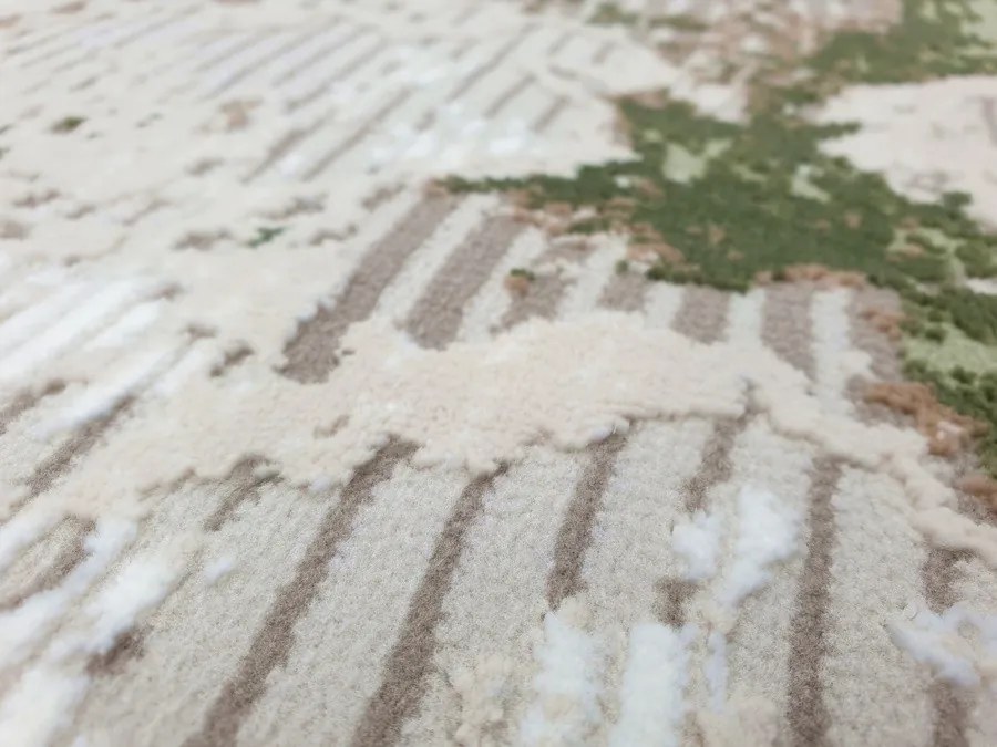 DC Koberec Exclusive 193 krémová zelená Rozmer: 200×290 cm