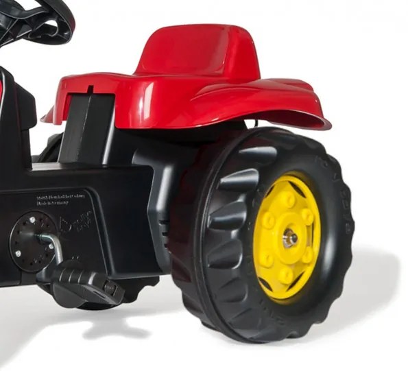 Šlapací traktor s vlečkou Rolly Toys 012121 červený