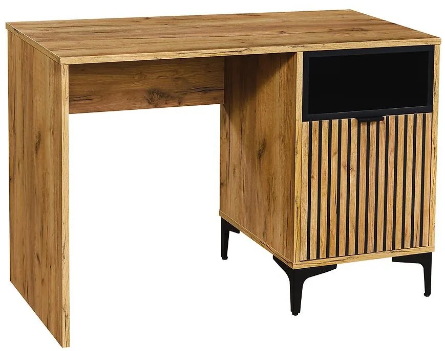 Písací Stôl Margo 1D craft zlatá