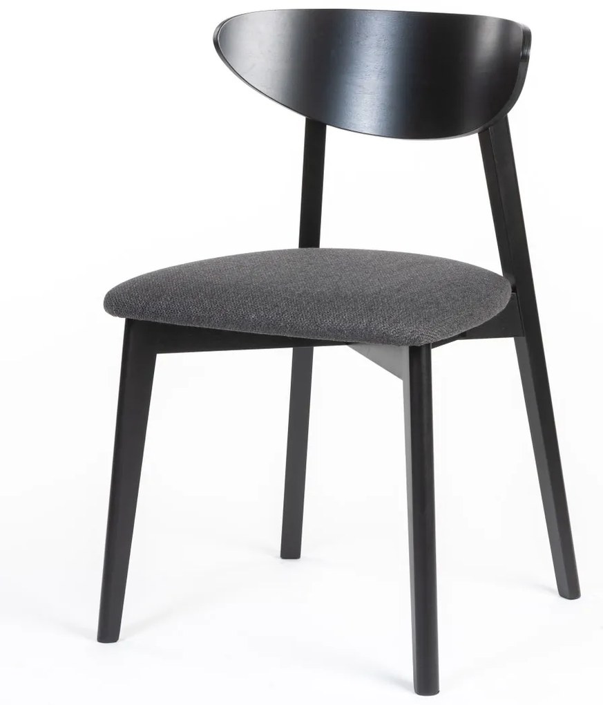 SOLAR BLACK DREVENÁ STOLIČKA S PODSEDÁKOM black