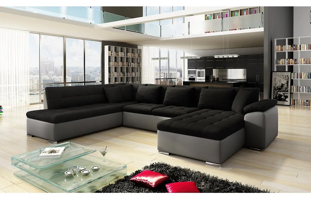 Rohová sedačka Tony s funkciou spania, Dostupné poťahy: Nazar 225.02, Strana: Ľavá - U