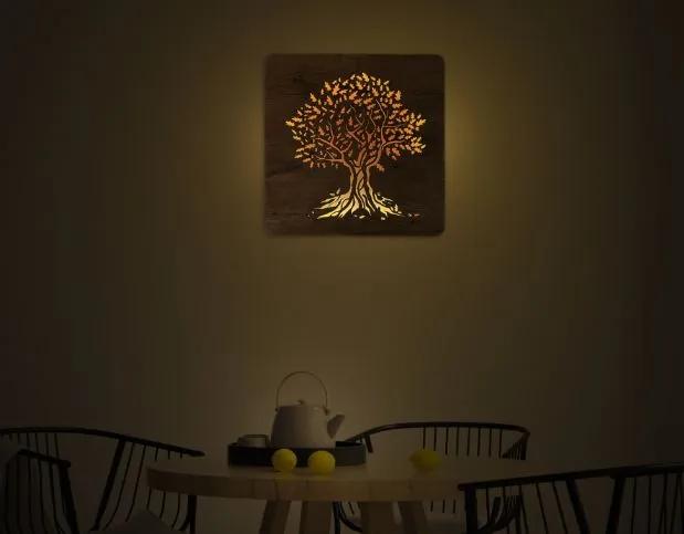 Podsvietený obraz strom Dub