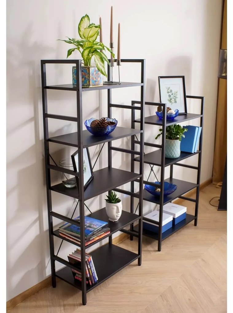 Regál Loftys R4 60 cm čierny