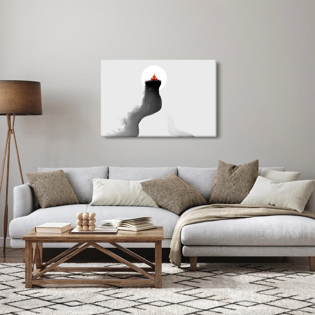 Obraz - Meditácia na vrchole (90x60 cm)