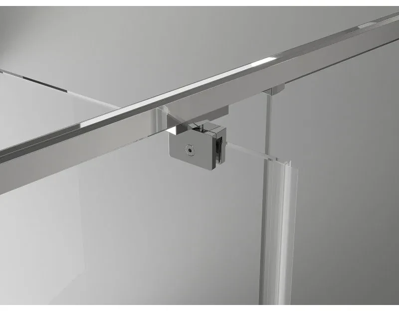 Mexen Exo, sprchovací kút s krídlovými dverami 130 x 85 cm, 6mm číre sklo, chrómový profil, 819-130-085-01-00