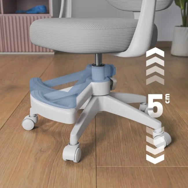 Detská otočná stolička Mark Adler Junior 3.1 Grey