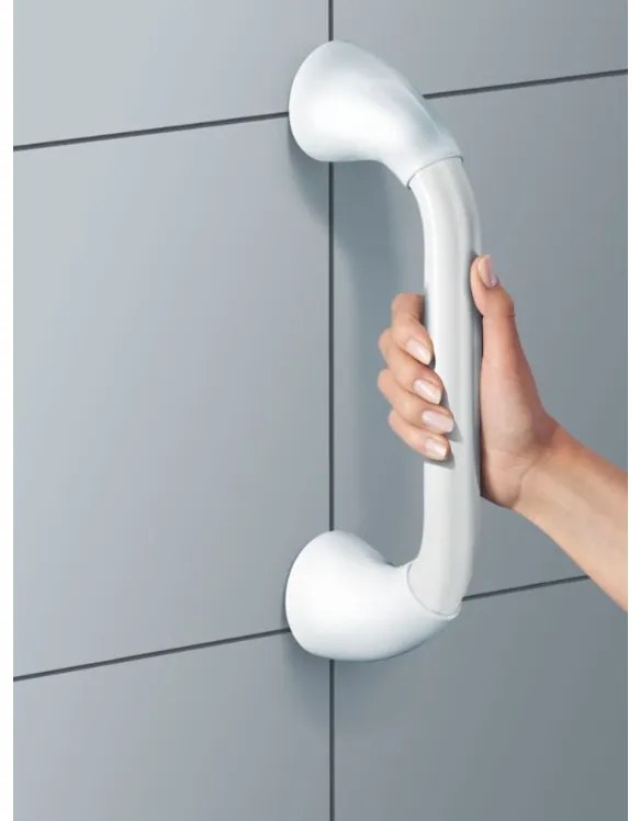 Spirella Rukoväť pre kúpeľňu PROF, biela, 30 cm