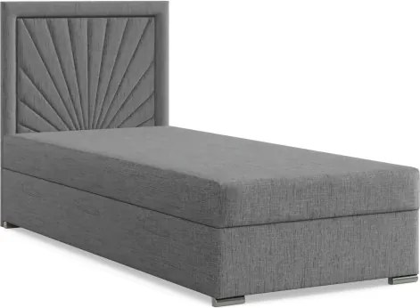 Čalúnená posteľ VICENZA 90×200 cm sivá