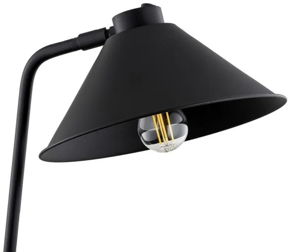 Argon 4999 - Stojacia lampa GABIAN 1xE27/15W/230V čierna