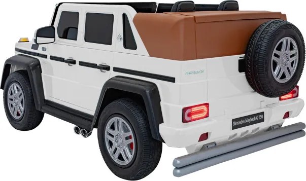 Elektrické autíčko Mercedes Benz MAYBACH G650 biele
