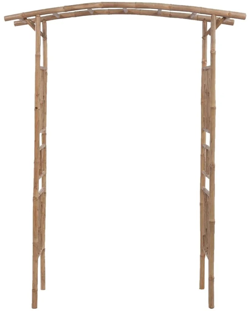 vidaXL Bambusový oblúk na ruže, 145x40x187 cm
