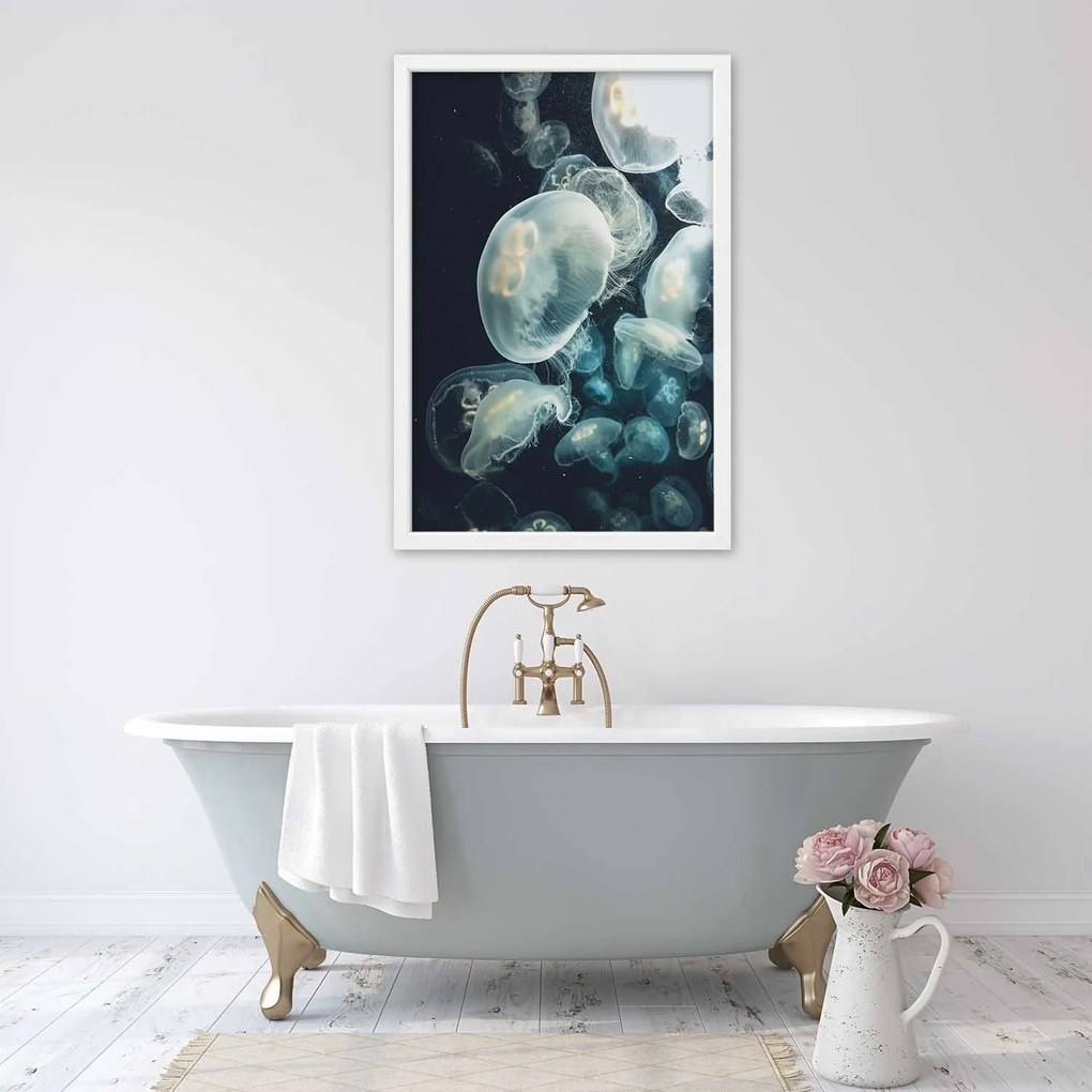 Gario Plagát Plávajúce medúzy Farba rámu: Bez rámu, Rozmery: 30 x 45 cm