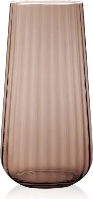 SKLENENÁ VÁZA RONA DECO FADE EMERALD 25CM