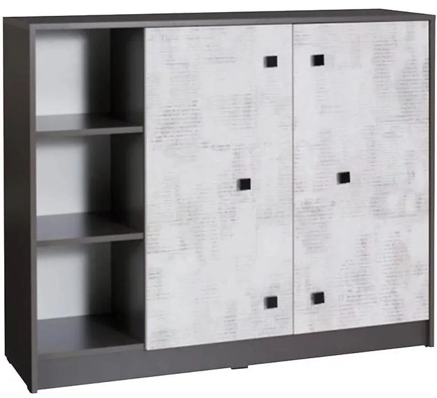 Komoda Tommy 9 grafit/enigma