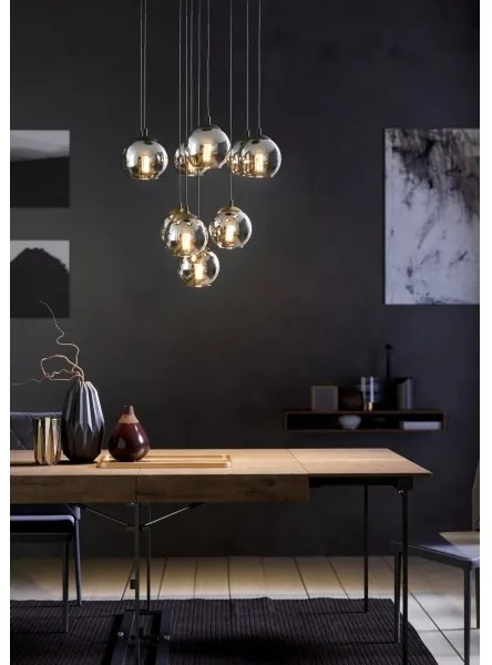 Eglo 98654 - Luster na lanku ARISCANI 10xE27/40W/230V