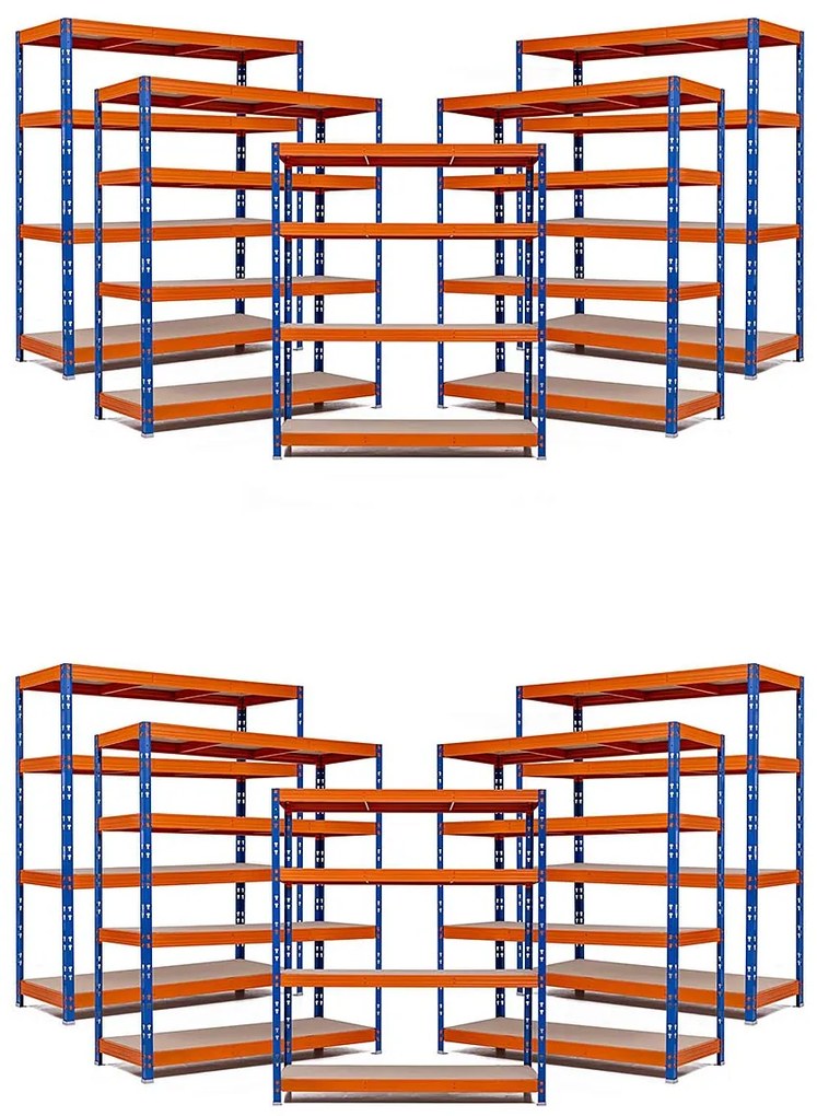 Trestles AKCIA - Balíček 10x Policový regál 1800x1800x700