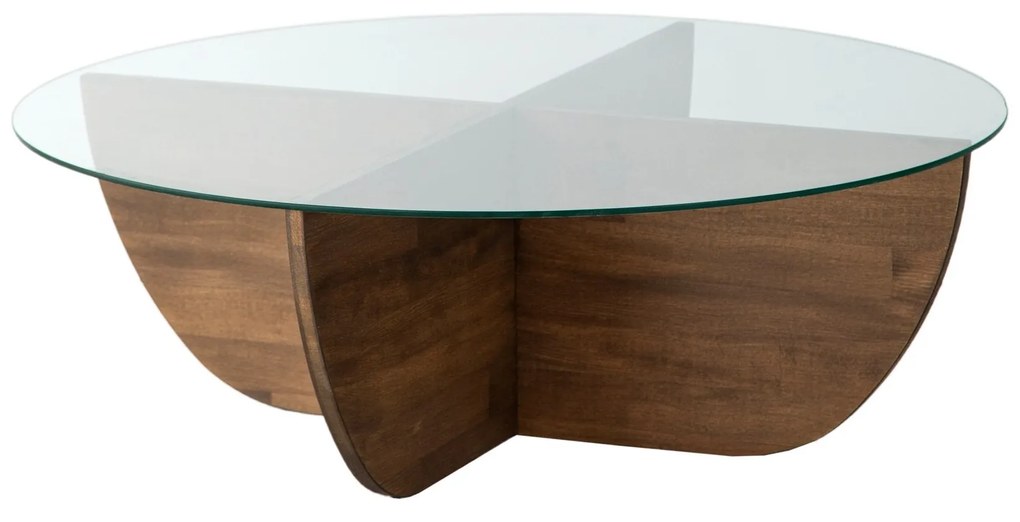 Konferenčný stolík Lily Drevo z masívu orech