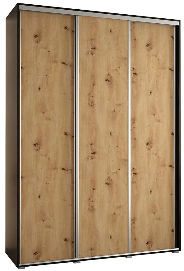 Skriňa 45 Canaris 1 190 čierna/artisan/silver