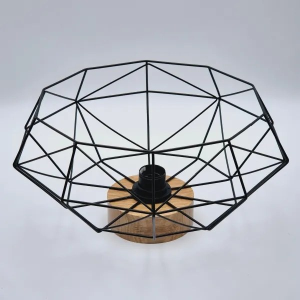 Brilagi - Stropné svietidlo WOODY BASKET 1xE27/60W/230V dub orech