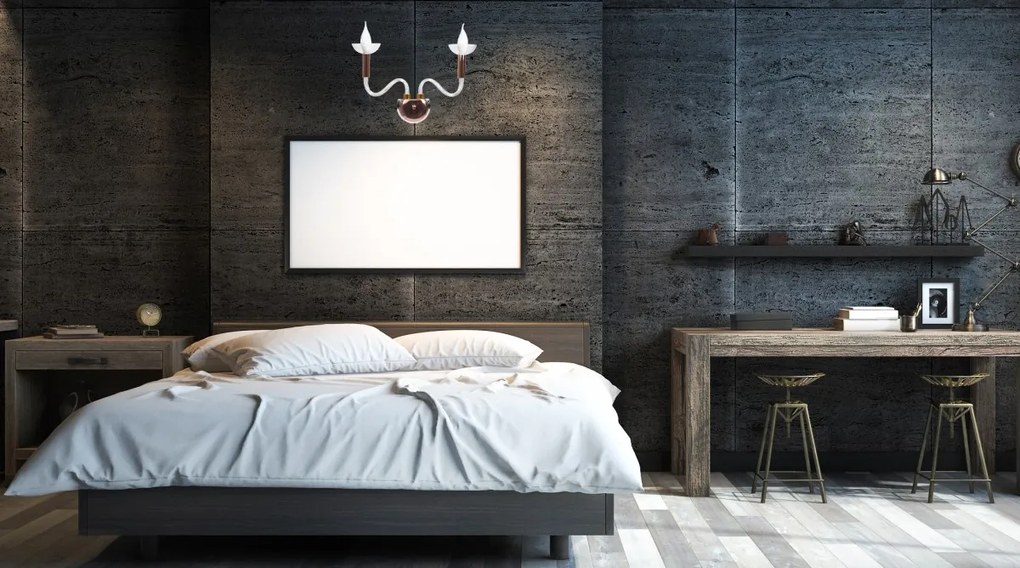 Nástenné svietidlo Decor I biela/zlatá