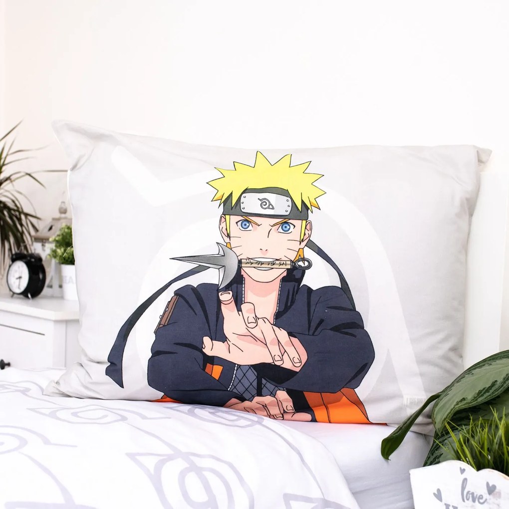 Jerry Fabrics Bavlnené obliečky 140x200 + 70x90 cm - Naruto