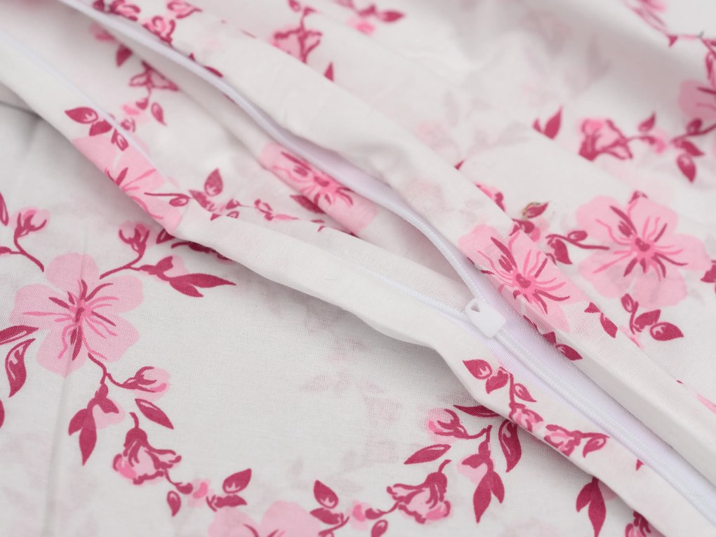 Bavlnené obliečky SACOMA ružové Rozmer obliečky: 2 ks 70 x 90 cm | 200 x 220 cm