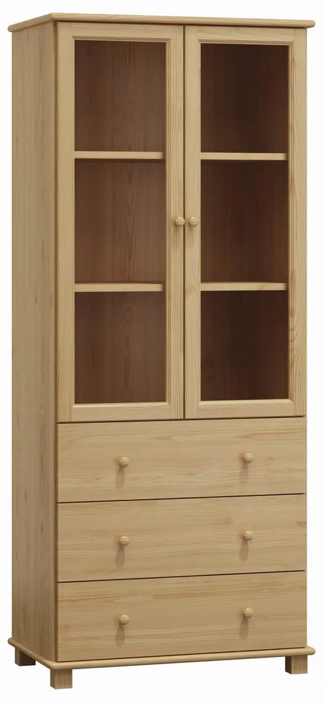 Vitrína RW104 90x42 cm Borovica
