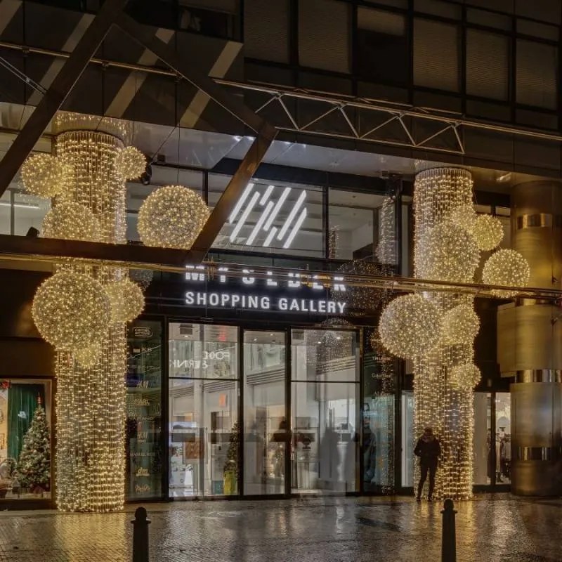 DECOLED LED světelná záclona, 1x12 m, teple bílá, 1200 diod, IP67