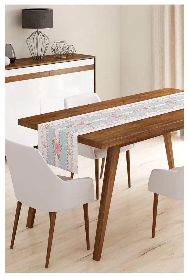Behúň na stôl z mikrovlákna Minimalist Cushion Covers Romantic, 45 × 145 cm