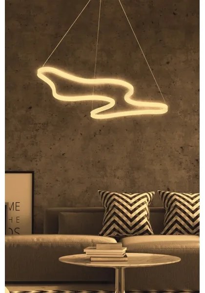 LED luster na lanku ARTISAN LED/36W/230V 4000K biely