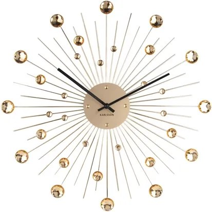 Nástěnné hodiny Espirio 50 cm, zlatá Stfh-KA4859GD Time for home+