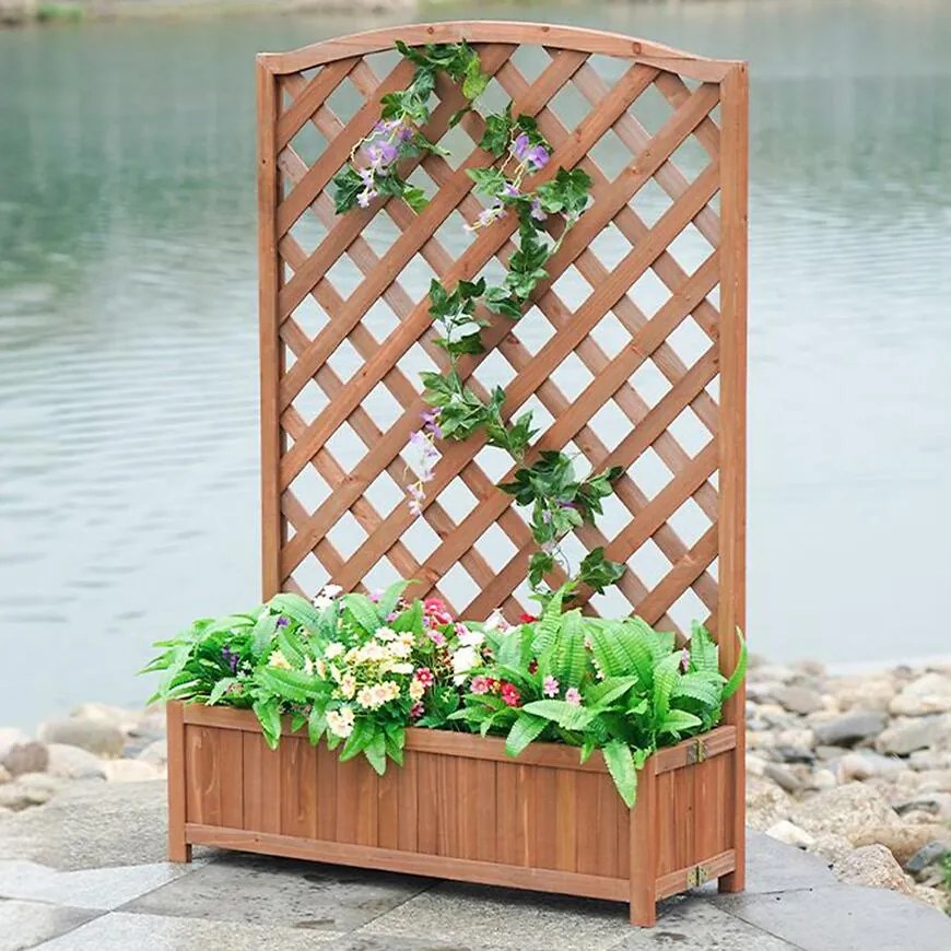 Kvetináč s mriežkou H109FB-3B 90x30x135 cm