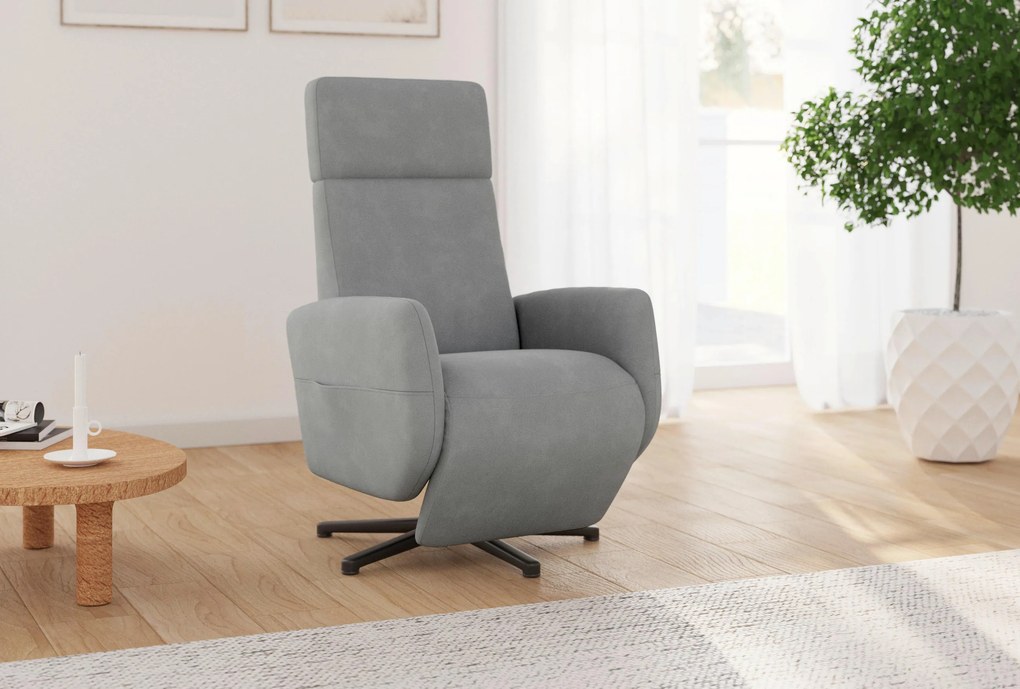 XXXLutz RELAXAČNÉ KRESLO, textil, sivá Sit & More - Online Only obývacie izby - 0001440161K4