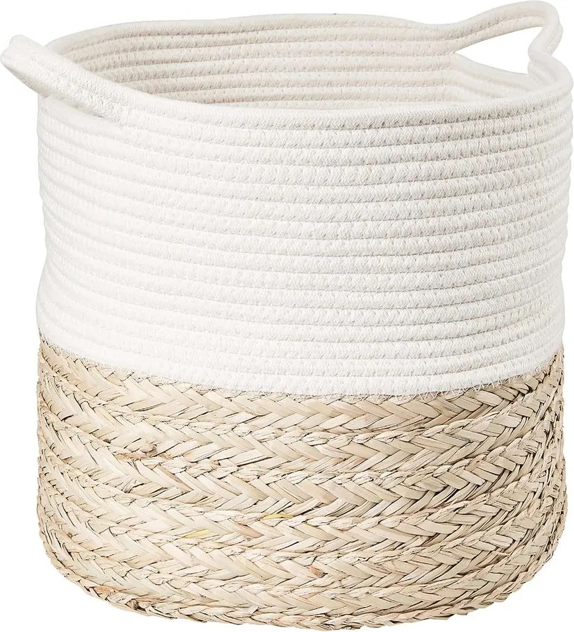COTTON BRAID Úložný kôš z morskej trávy L