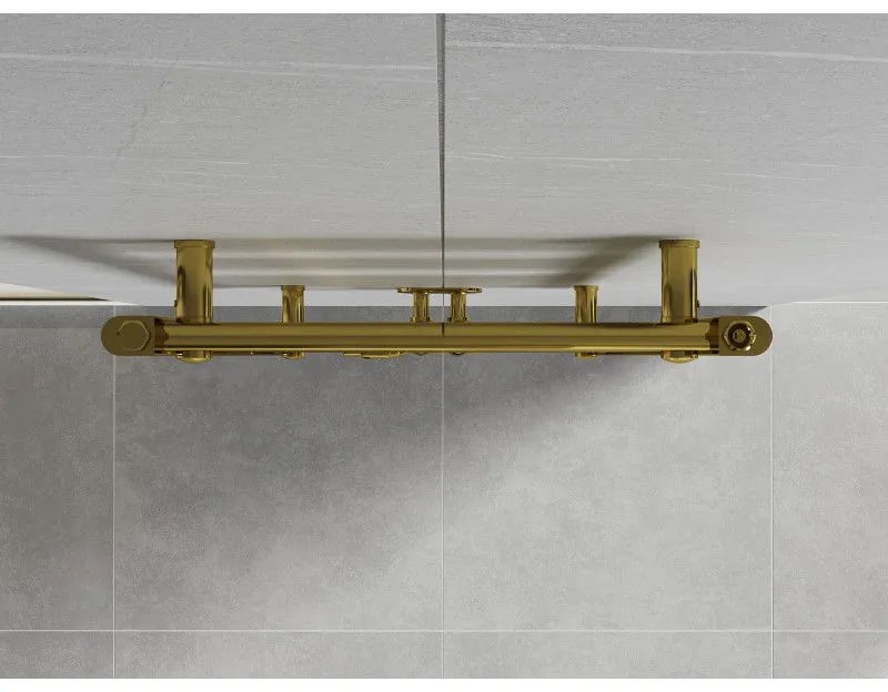 Mexen Mars, vykurovacie teleso 1200x500 mm, 417 W, zlatá lesklá, W110-1200-500-00-50