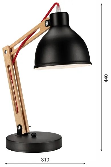 Stolná lampa MARCELLO 1xE27/60W/230V