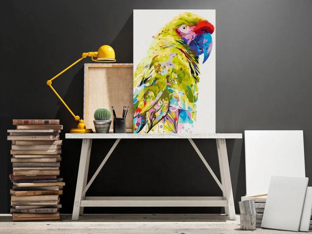 Obraz - maľovaný podľa čísel Tropical Parrot