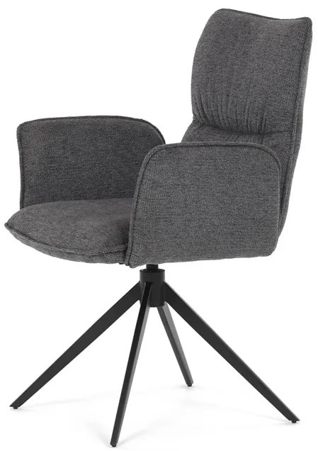 Autronic BONTEC Jedálenská stolička, sivá, látka, DCH-D1328 GREY2 Farba: Šedá
