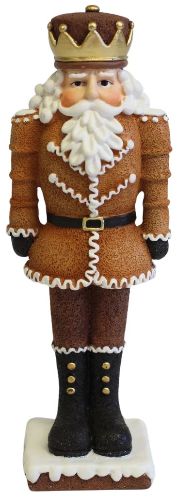 Perníkový Luskáčik s korunou 18cm