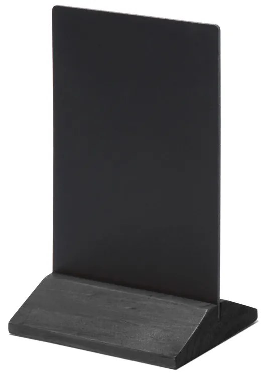 Drevený menu stojanček 10 x 15 cm, čierna