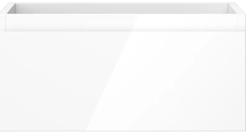 Mexen Orio, kúpeľňová skrinka 50 cm, 1 zásuvka, biela lesklá, 91A10-05023-1-BF00