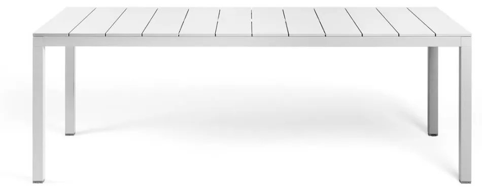 RIO ALU 210 FIX záhradný stôl bianco